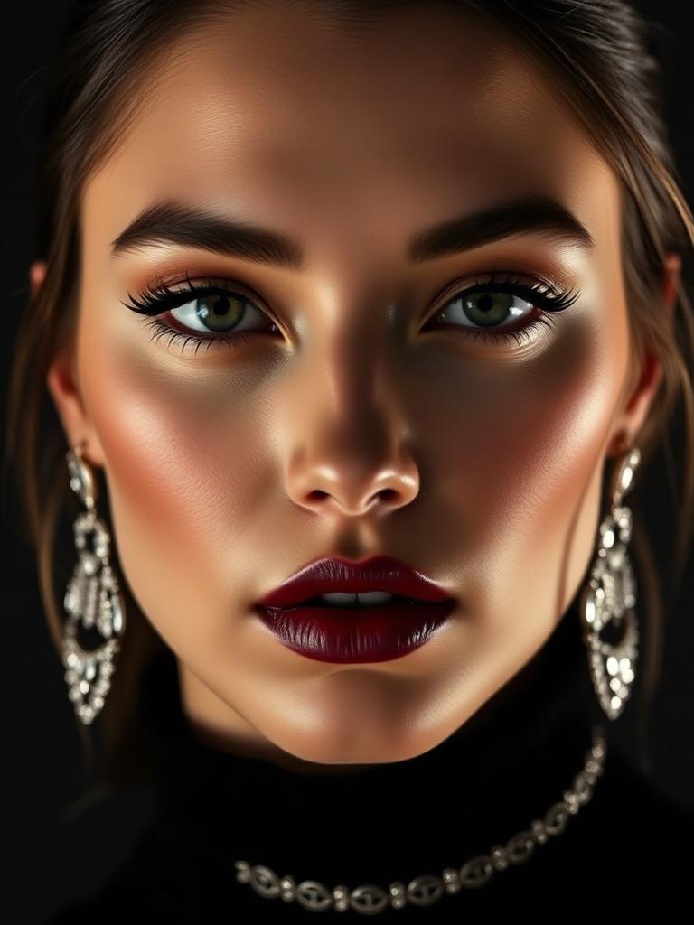 Obsidian — Close editorial beauty detail